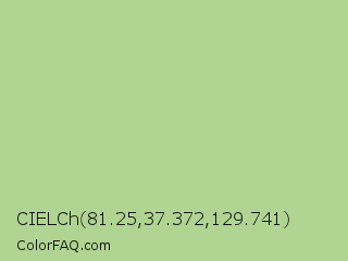 CIELCh 81.25,37.372,129.741 Color Image