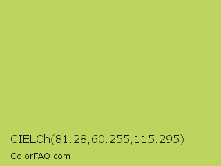 CIELCh 81.28,60.255,115.295 Color Image