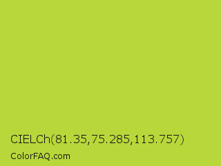 CIELCh 81.35,75.285,113.757 Color Image