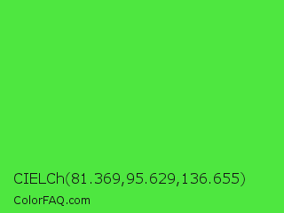 CIELCh 81.369,95.629,136.655 Color Image