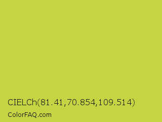 CIELCh 81.41,70.854,109.514 Color Image