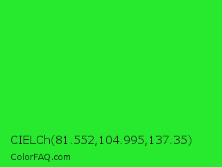 CIELCh 81.552,104.995,137.35 Color Image