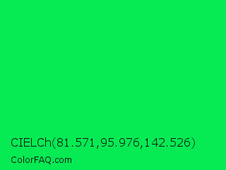 CIELCh 81.571,95.976,142.526 Color Image