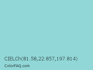 CIELCh 81.58,22.857,197.814 Color Image