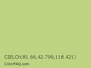 CIELCh 81.66,42.799,118.421 Color Image