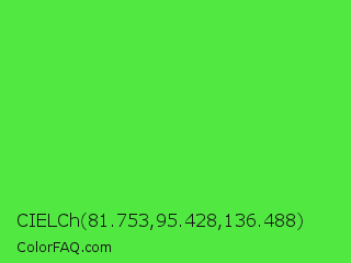 CIELCh 81.753,95.428,136.488 Color Image
