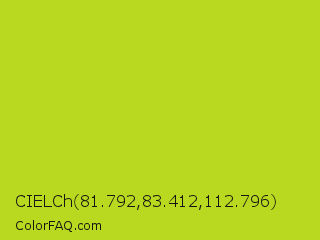 CIELCh 81.792,83.412,112.796 Color Image