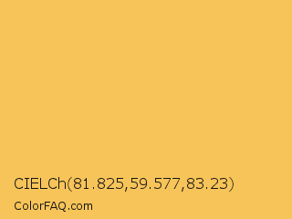 CIELCh 81.825,59.577,83.23 Color Image