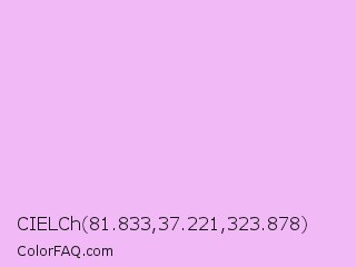 CIELCh 81.833,37.221,323.878 Color Image