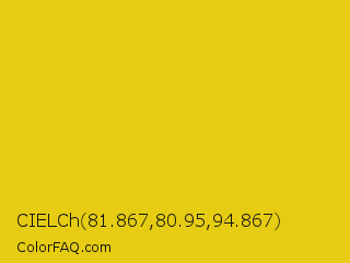 CIELCh 81.867,80.95,94.867 Color Image