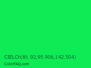 CIELCh 81.92,95.906,142.504 Color Image