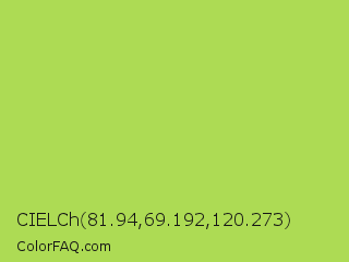 CIELCh 81.94,69.192,120.273 Color Image