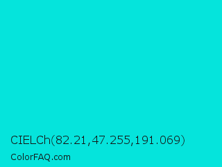CIELCh 82.21,47.255,191.069 Color Image