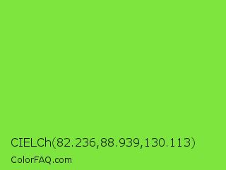 CIELCh 82.236,88.939,130.113 Color Image