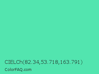 CIELCh 82.34,53.718,163.791 Color Image
