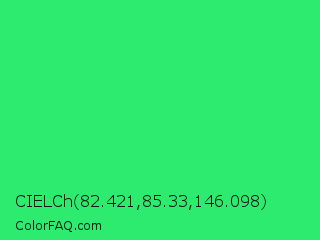 CIELCh 82.421,85.33,146.098 Color Image