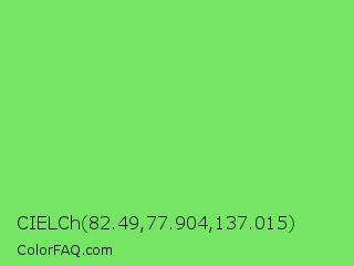 CIELCh 82.49,77.904,137.015 Color Image