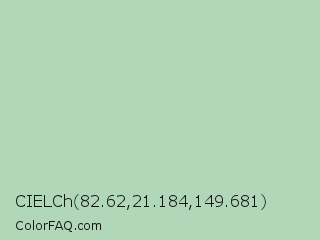CIELCh 82.62,21.184,149.681 Color Image