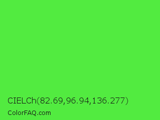 CIELCh 82.69,96.94,136.277 Color Image
