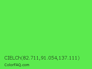 CIELCh 82.711,91.054,137.111 Color Image