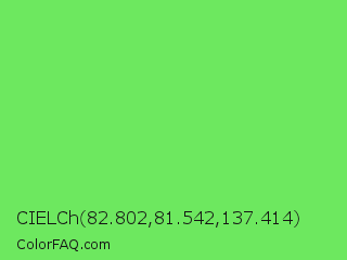 CIELCh 82.802,81.542,137.414 Color Image