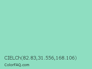 CIELCh 82.83,31.556,168.106 Color Image