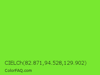 CIELCh 82.871,94.528,129.902 Color Image