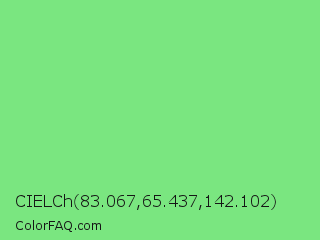 CIELCh 83.067,65.437,142.102 Color Image