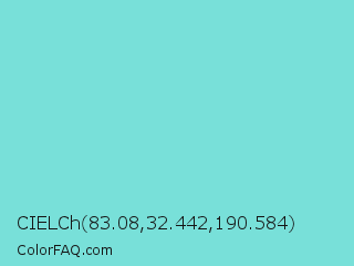 CIELCh 83.08,32.442,190.584 Color Image