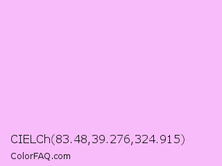CIELCh 83.48,39.276,324.915 Color Image