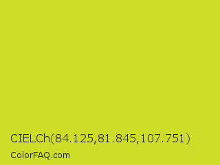 CIELCh 84.125,81.845,107.751 Color Image