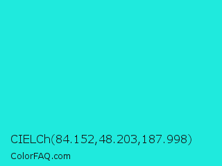 CIELCh 84.152,48.203,187.998 Color Image