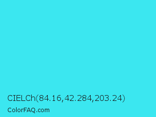 CIELCh 84.16,42.284,203.24 Color Image