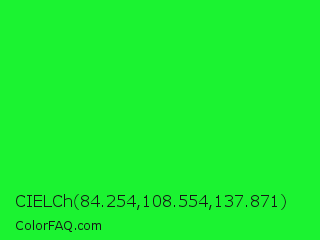 CIELCh 84.254,108.554,137.871 Color Image
