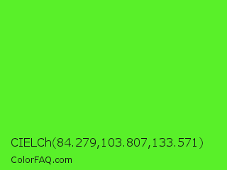 CIELCh 84.279,103.807,133.571 Color Image