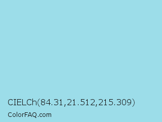 CIELCh 84.31,21.512,215.309 Color Image