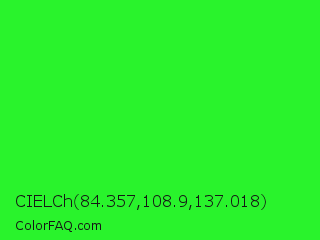 CIELCh 84.357,108.9,137.018 Color Image