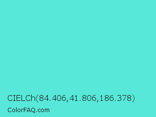 CIELCh 84.406,41.806,186.378 Color Image