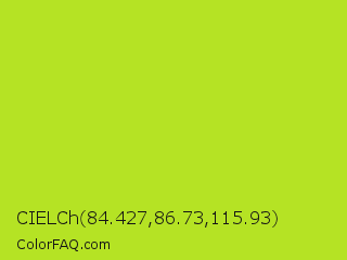 CIELCh 84.427,86.73,115.93 Color Image