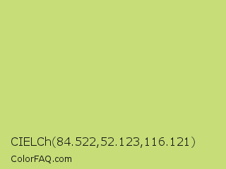CIELCh 84.522,52.123,116.121 Color Image