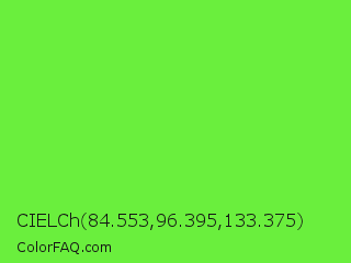 CIELCh 84.553,96.395,133.375 Color Image
