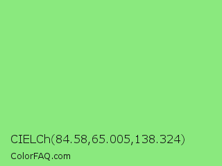 CIELCh 84.58,65.005,138.324 Color Image