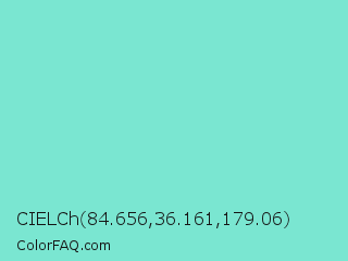 CIELCh 84.656,36.161,179.06 Color Image