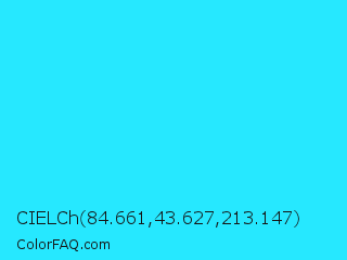 CIELCh 84.661,43.627,213.147 Color Image