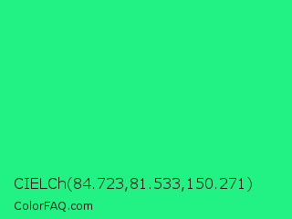 CIELCh 84.723,81.533,150.271 Color Image