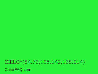 CIELCh 84.73,106.142,138.214 Color Image