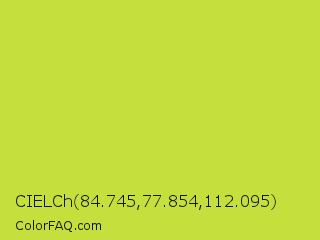 CIELCh 84.745,77.854,112.095 Color Image