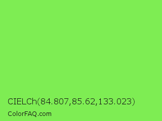 CIELCh 84.807,85.62,133.023 Color Image