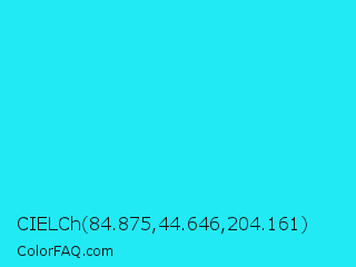 CIELCh 84.875,44.646,204.161 Color Image