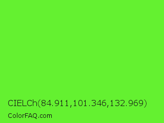 CIELCh 84.911,101.346,132.969 Color Image